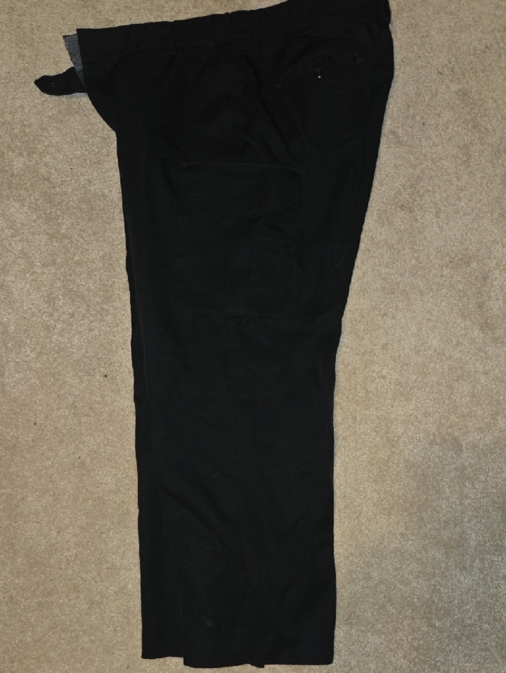 Blauer Men's Black Cargo Trousers